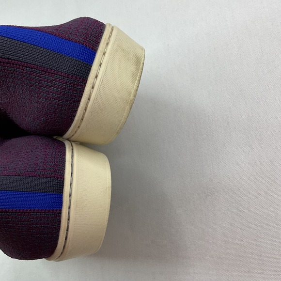Rothys The Sneaker Eggplant Purple Knit‎ Slip On Shoes Men Sz 9 Women Sz 10.5 main image 7
